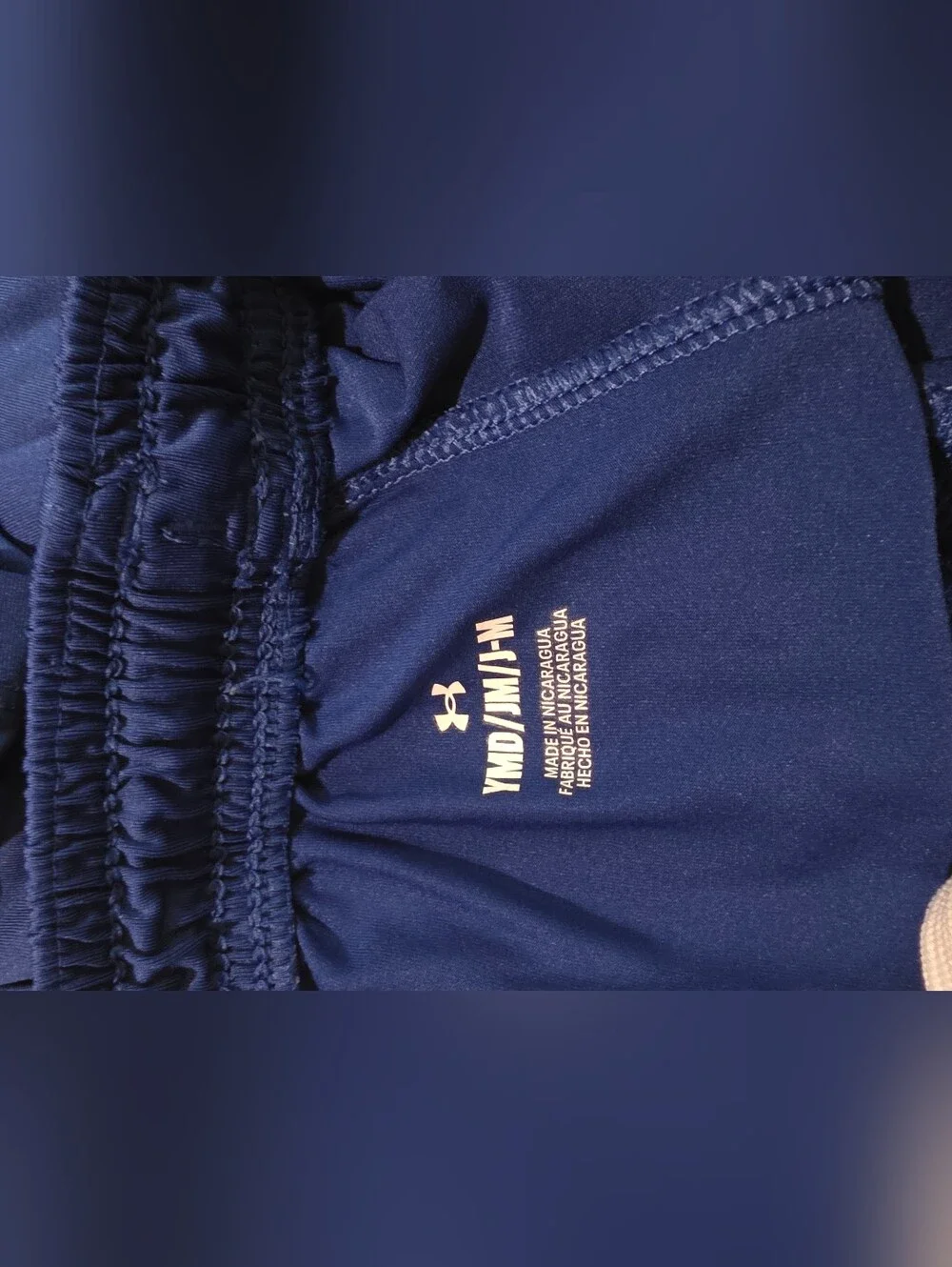 Under Armour Royal Blue and Black Nike Boys' Athletic Shorts